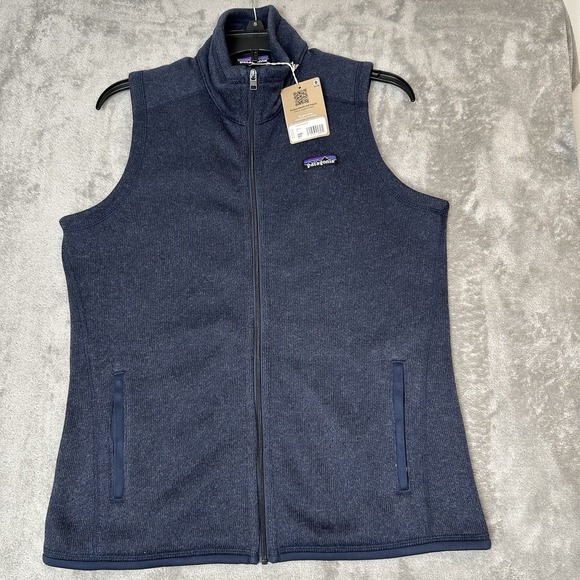 Patagonia Jackets & Blazers - Patagonia Women's Better Sweater Full Zip Vest - Dark Blue New Size Medium - NWT